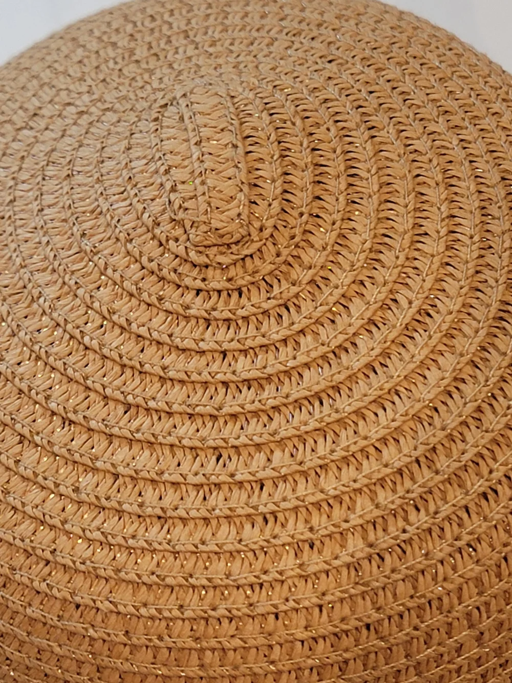 Magid Hats Chain Link Straw Floppy Sun Hat Wide Brim Vacation Beach Resort OS